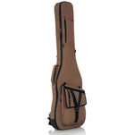 Gator Cases GT-BASS-TAN Transit Series Bass Guitar Gig Bag with Tan Exterior by Gator Cases