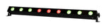 ADJ UBL9H, RGBAL+UV Linear Light Bar with Diffusion Filter - 9 LEDs by ADJ