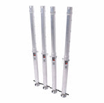 ProX XSQ-2848X4, Set of Four StageQ Platform Telescoping Legs 28-to-48-Inch Height Adjustable Legs Only by ProX Cases