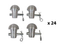 ProX XT-ENDCAPX4 X24, DJ Package with 24 Decorative End Cap Plugs for Conical Truss Connections by ProX Cases