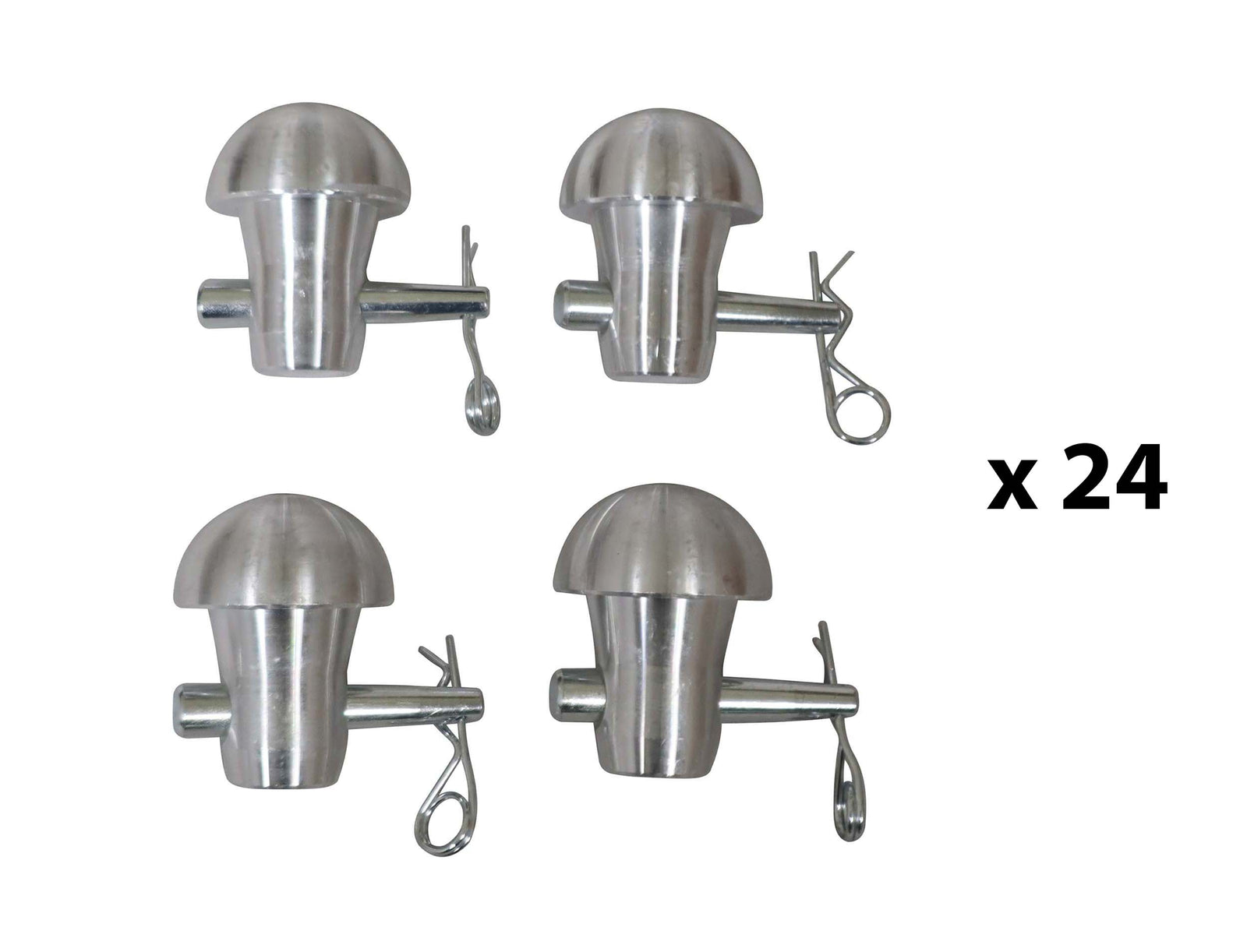 ProX XT-ENDCAPX4 X24, DJ Package with 24 Decorative End Cap Plugs for Conical Truss Connections by ProX Cases