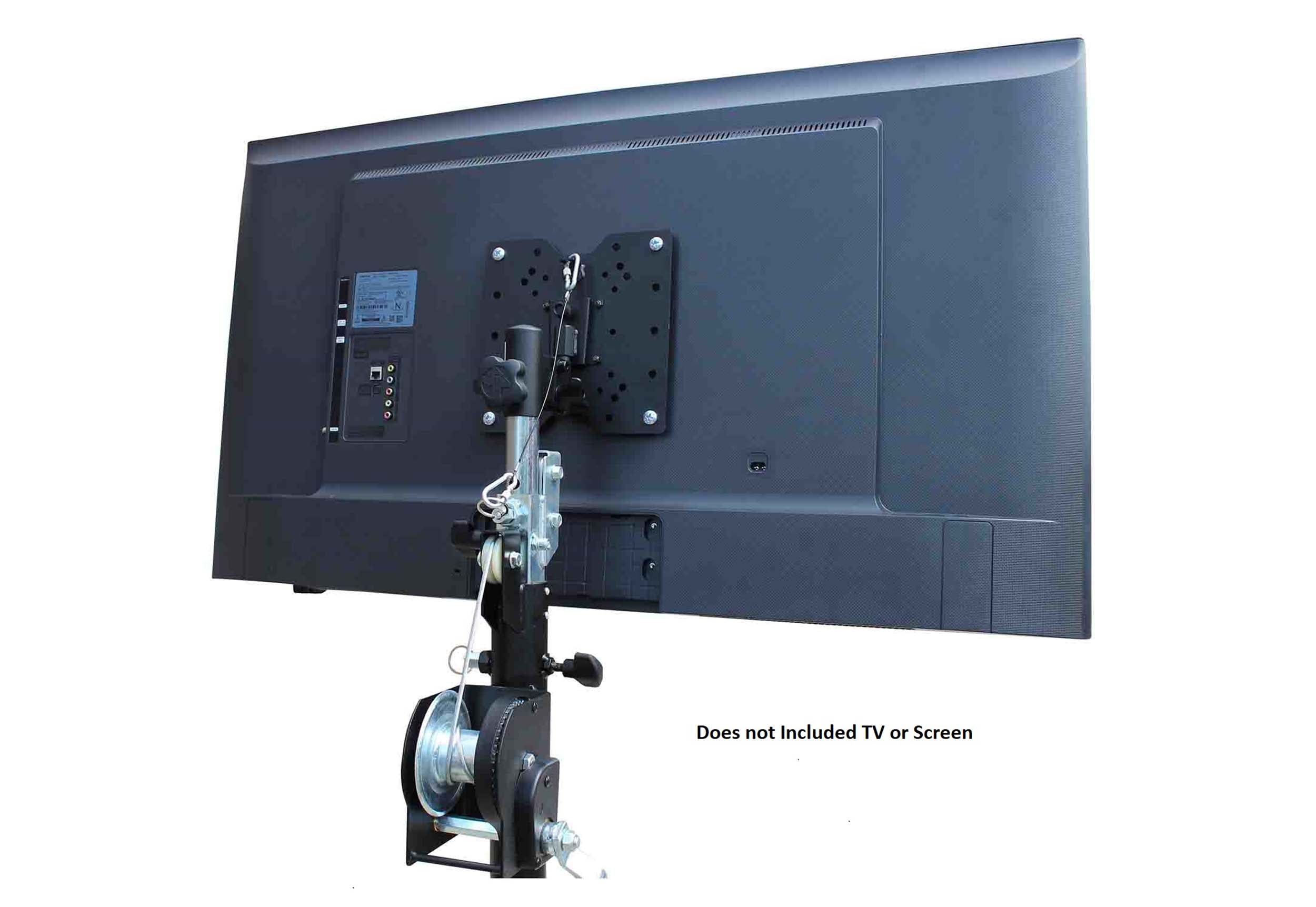 ProX XT-MEDIAMOUNT X6, DJ Package Universal 32" to 80" TV Bracket Clamp with Vesa Mount for F34 F32 and 12" Bolt Truss or Speaker Stands - Set of 6 by ProX Cases