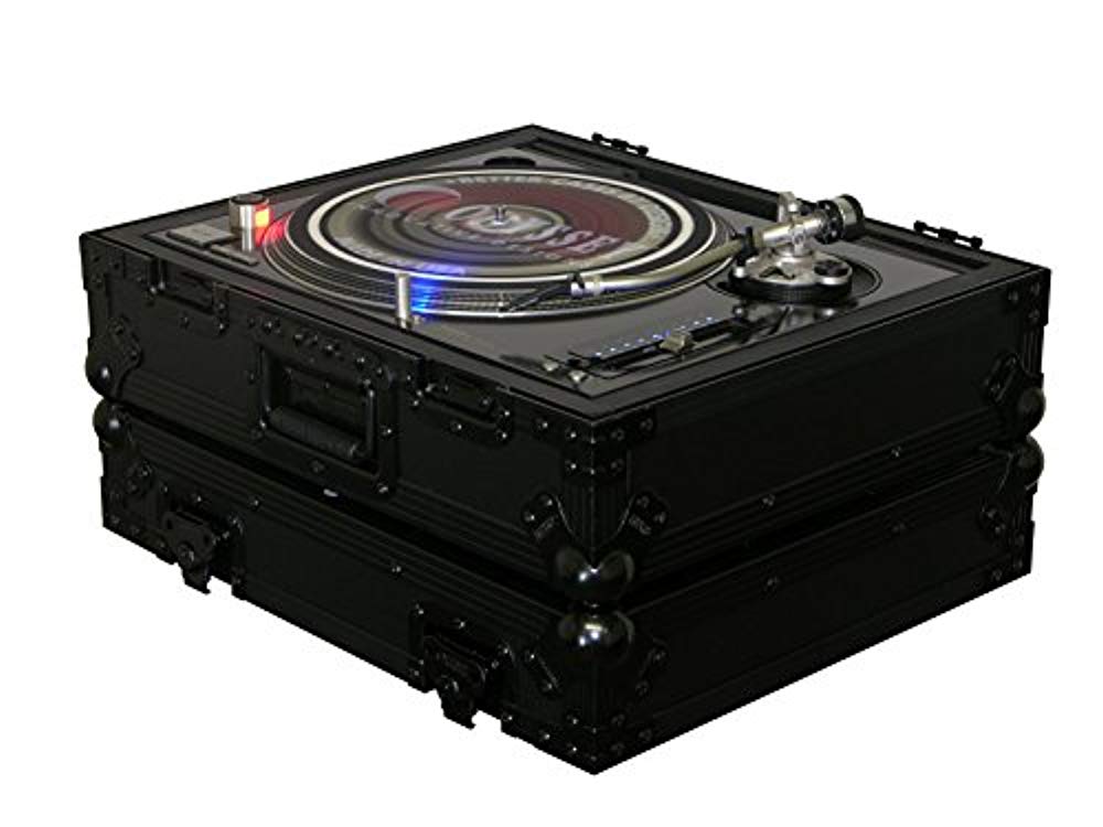 Open Box: Odyssey FZ1200BL Black Label Universal 1200 Style Dj Turntable Case by Odyssey
