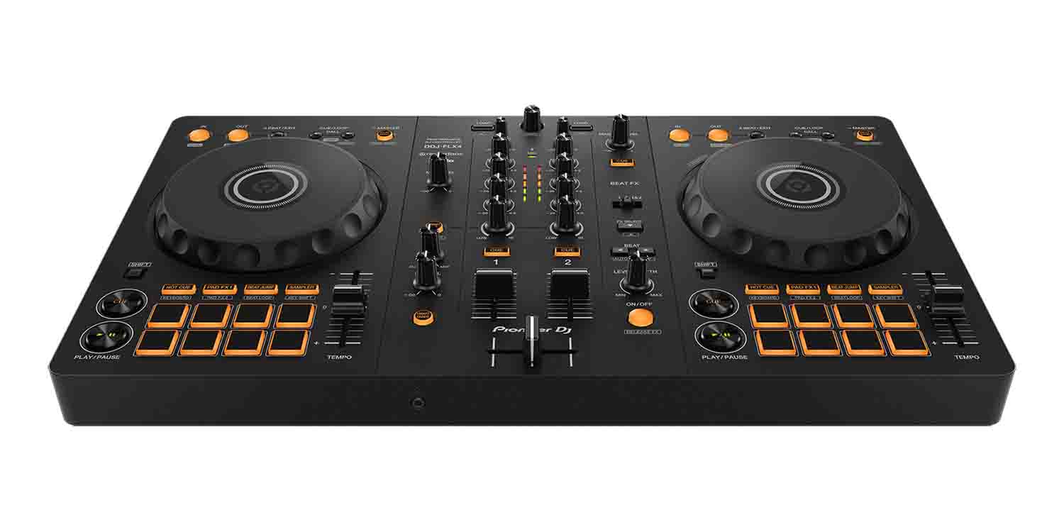B-Stock: Pioneer DJ DDJ-FLX4 2-Channel DJ Controller for Rekordbox and Serato DJ Lite - Black by Pioneer DJ