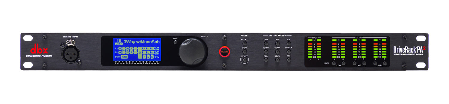 DBX PA2-V DriveRack Complete Loudspeaker Management System by DBX