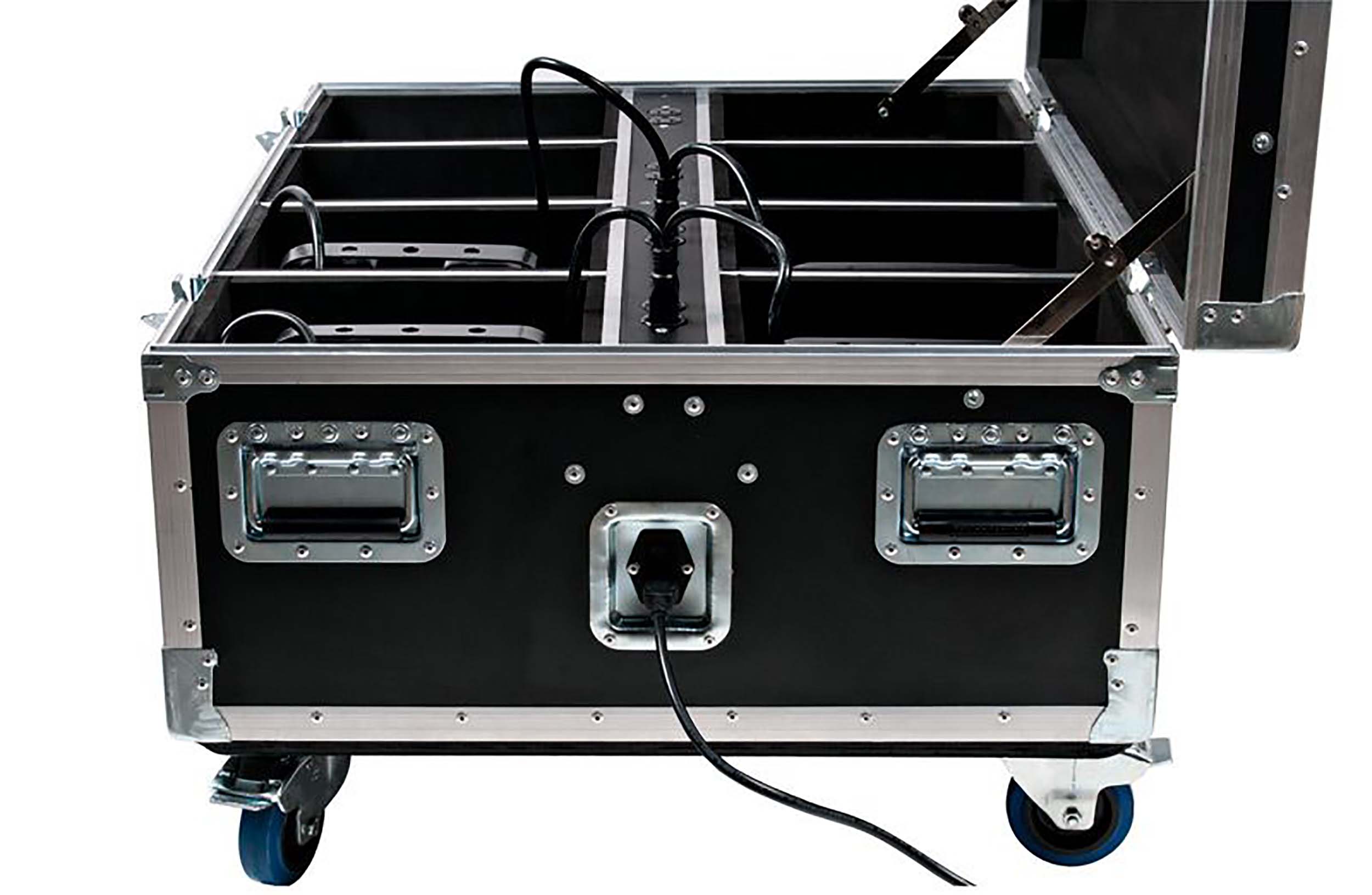 ADJ Wi Flight Case, Road Case for 8 WiFLY LED Pars with Charging Power Plugs by ADJ