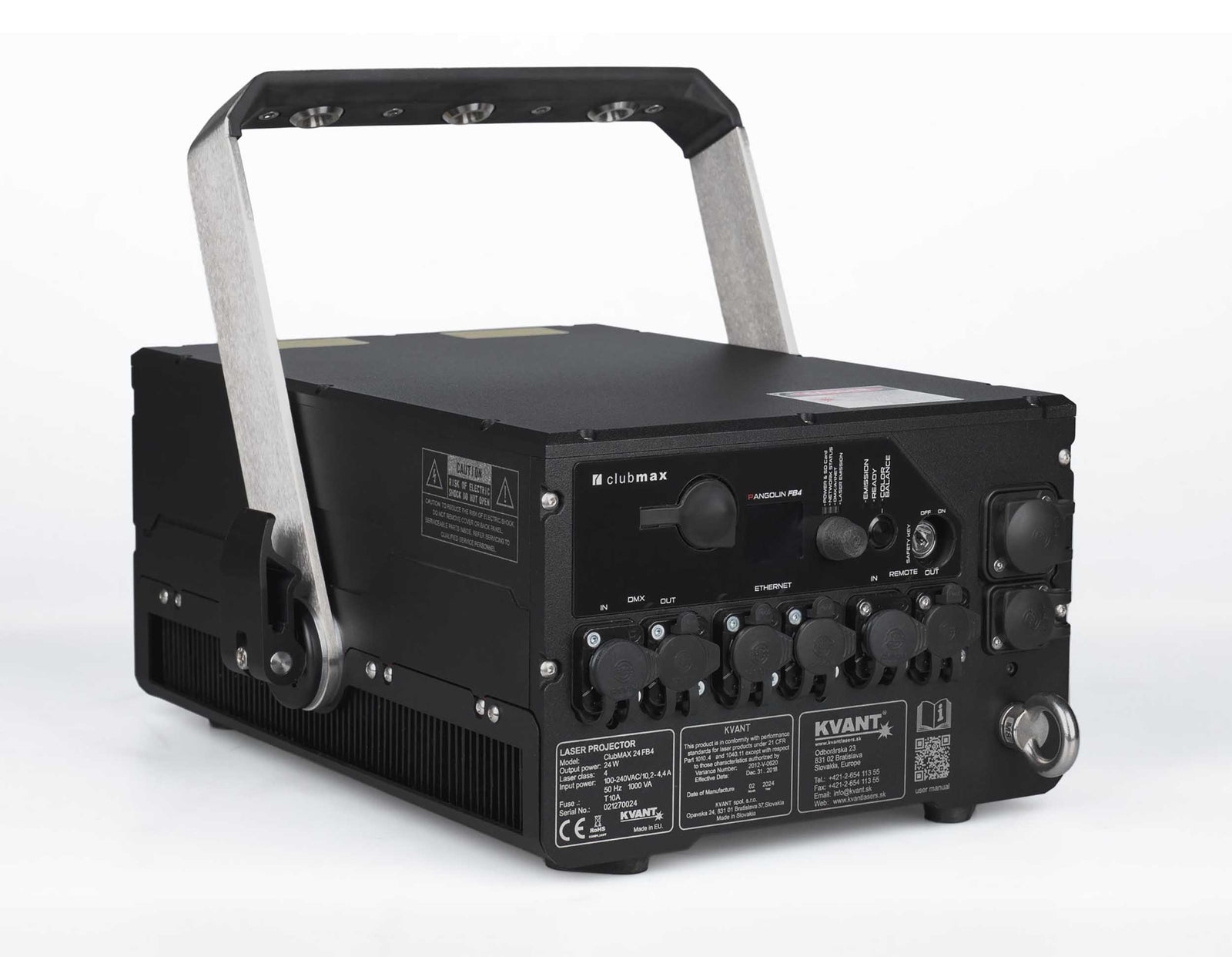 Kvant Lasers Clubmax 24 FB4 IP65 Full-Colour RGB Laser Projector by KVANT