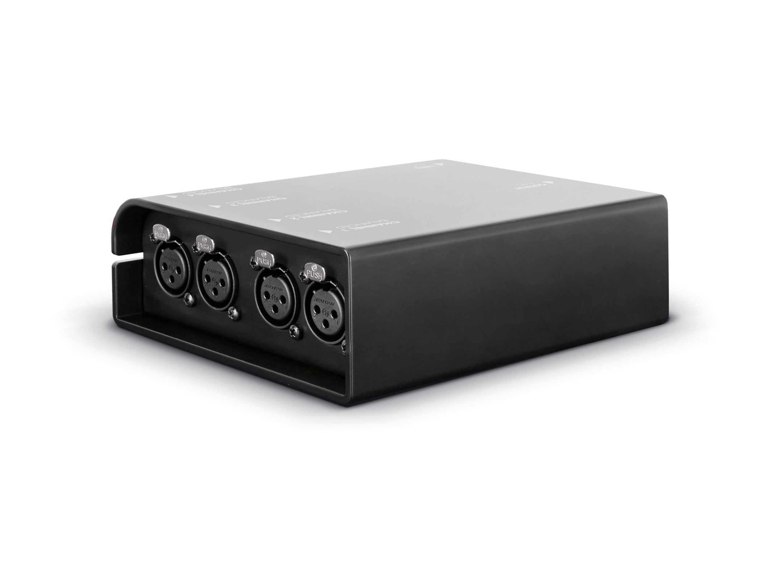 Palmer AoC Box XLRf Audio Over Cat Box from etherCON to 4 x XLR Female by Palmer