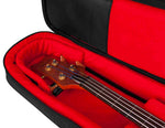 Gator Cases GT-BASS-BLK Transit Series Bass Guitar Gig Bag with Charcoal Black Exterior by Gator Cases
