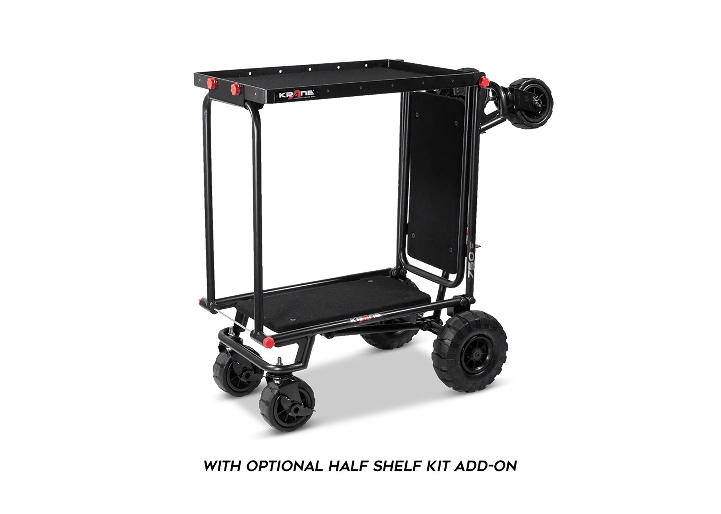 Krane AMG750-AT ALL-TERRAIN Heavy Duty Equipment Cart - Multi-Mode Folding Longbed with 750 lb Capacity