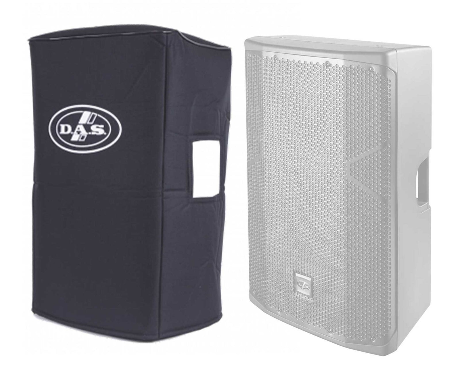 DAS Audio CVR-ALTEA-15, Protective Transport Cover for Altea-415 and Action-715 Powered Systems - Black by DAS Audio