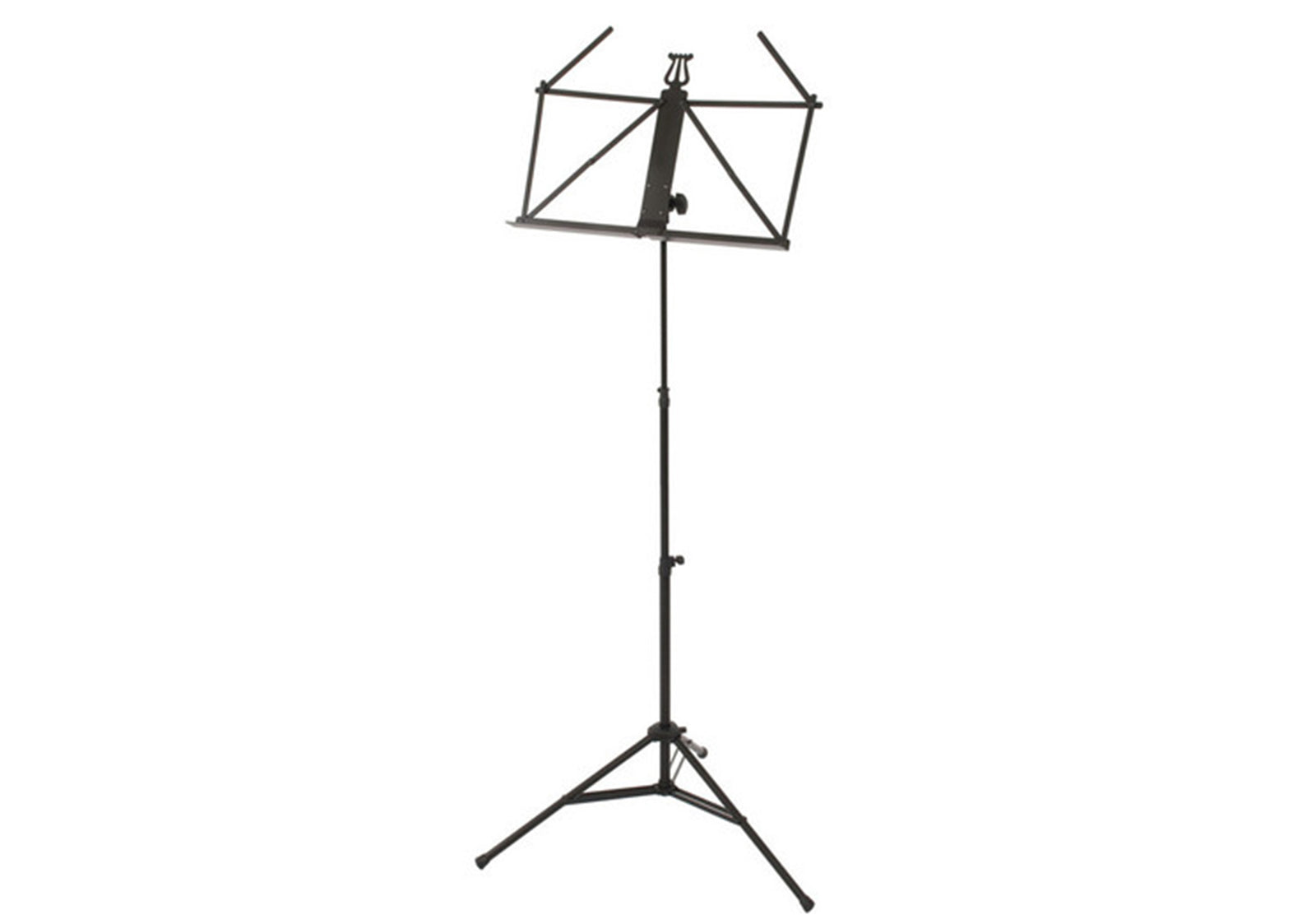 K&M 37850 Ruka Aluminum Music Stand - Black by K&M