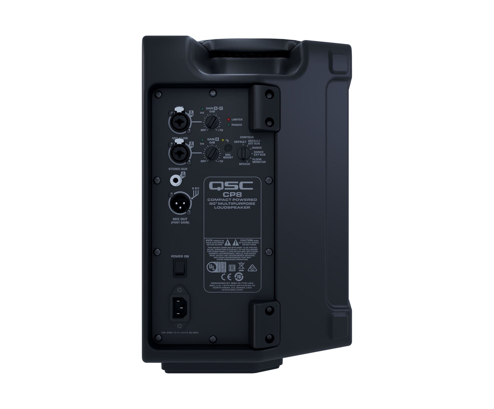 QSC CP8 Compact Powered Loudspeaker by QSC
