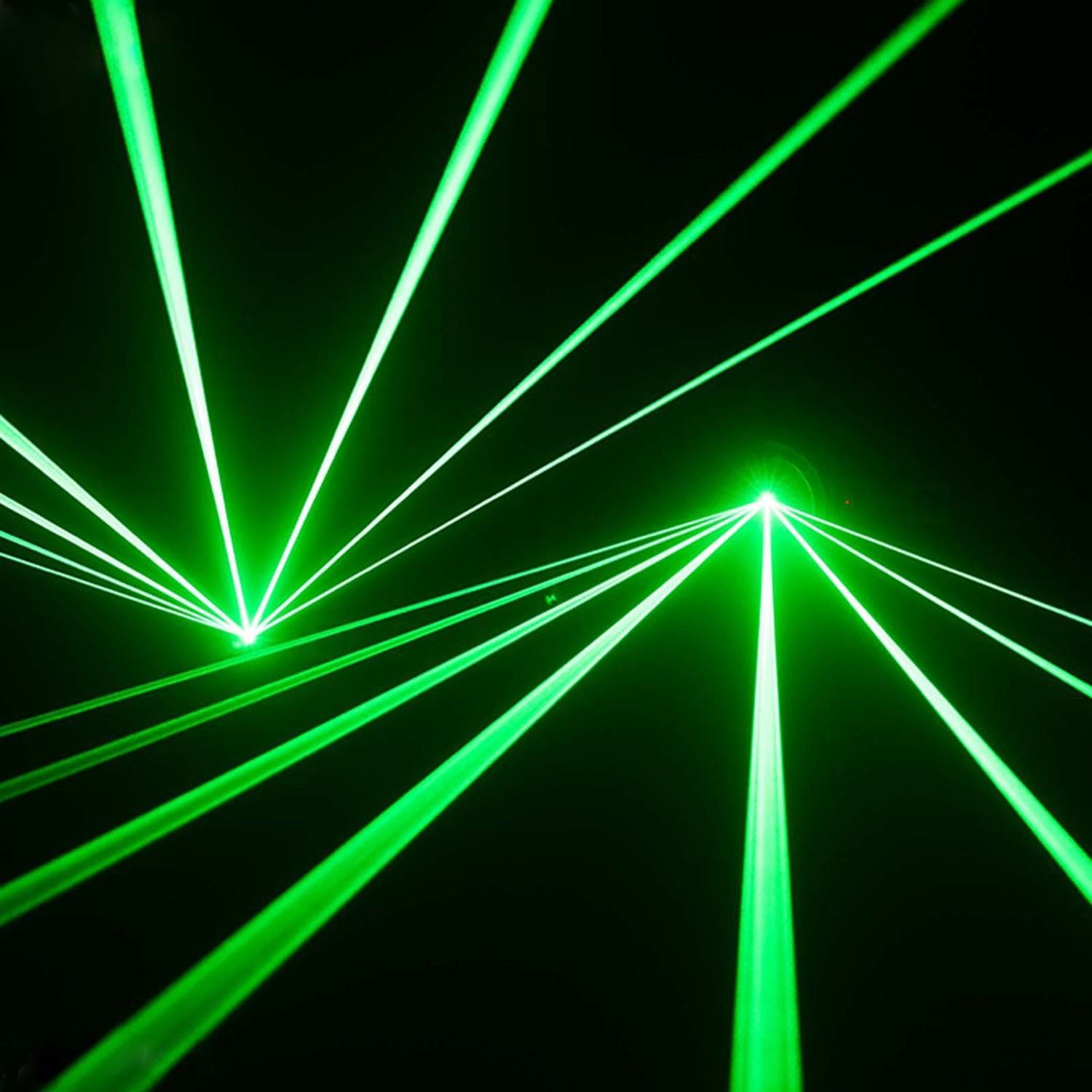 B Stock: X-Laser Aurora Emerald Quad Aperture with Intense Green Liquid Sky and Aerial Effects by X-Laser