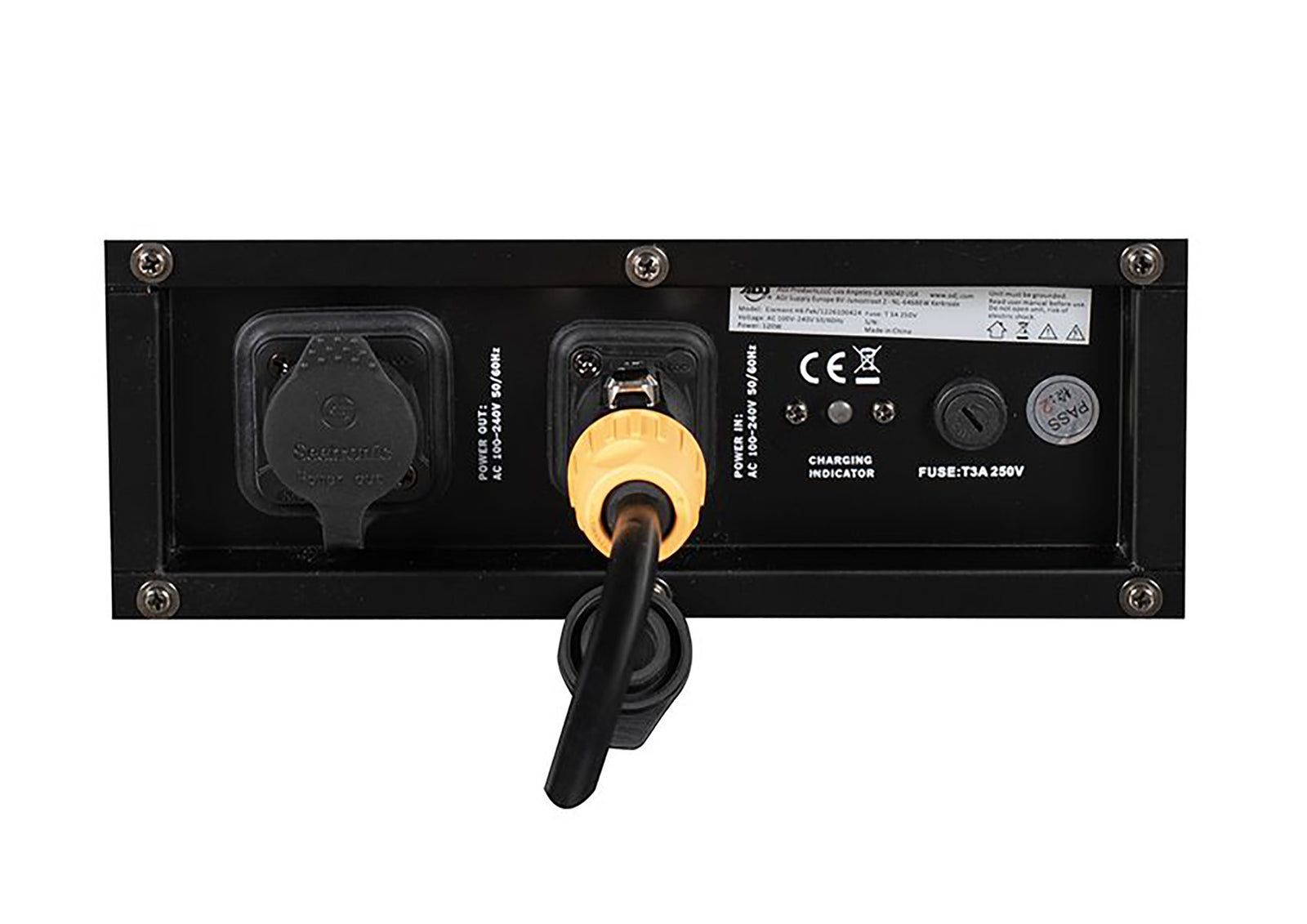 ADJ Element H6, Event Up Lighting System With (6) IP54-Rated Black Fixtures and Charging Flight Case by ADJ