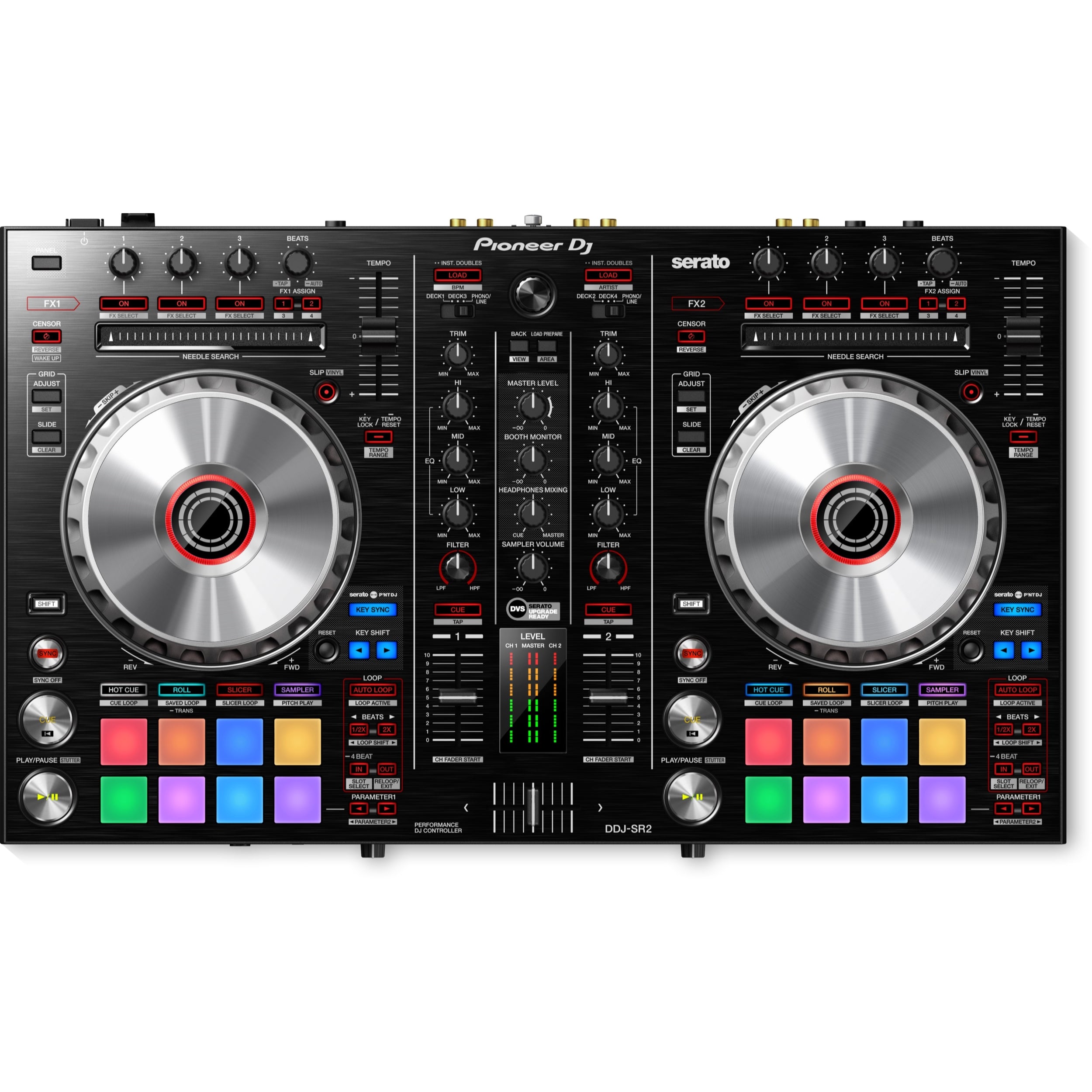 Open Box: Pioneer DJ DDJ-SR2 DJ Controller for Serato DJ 2 Channel Controller