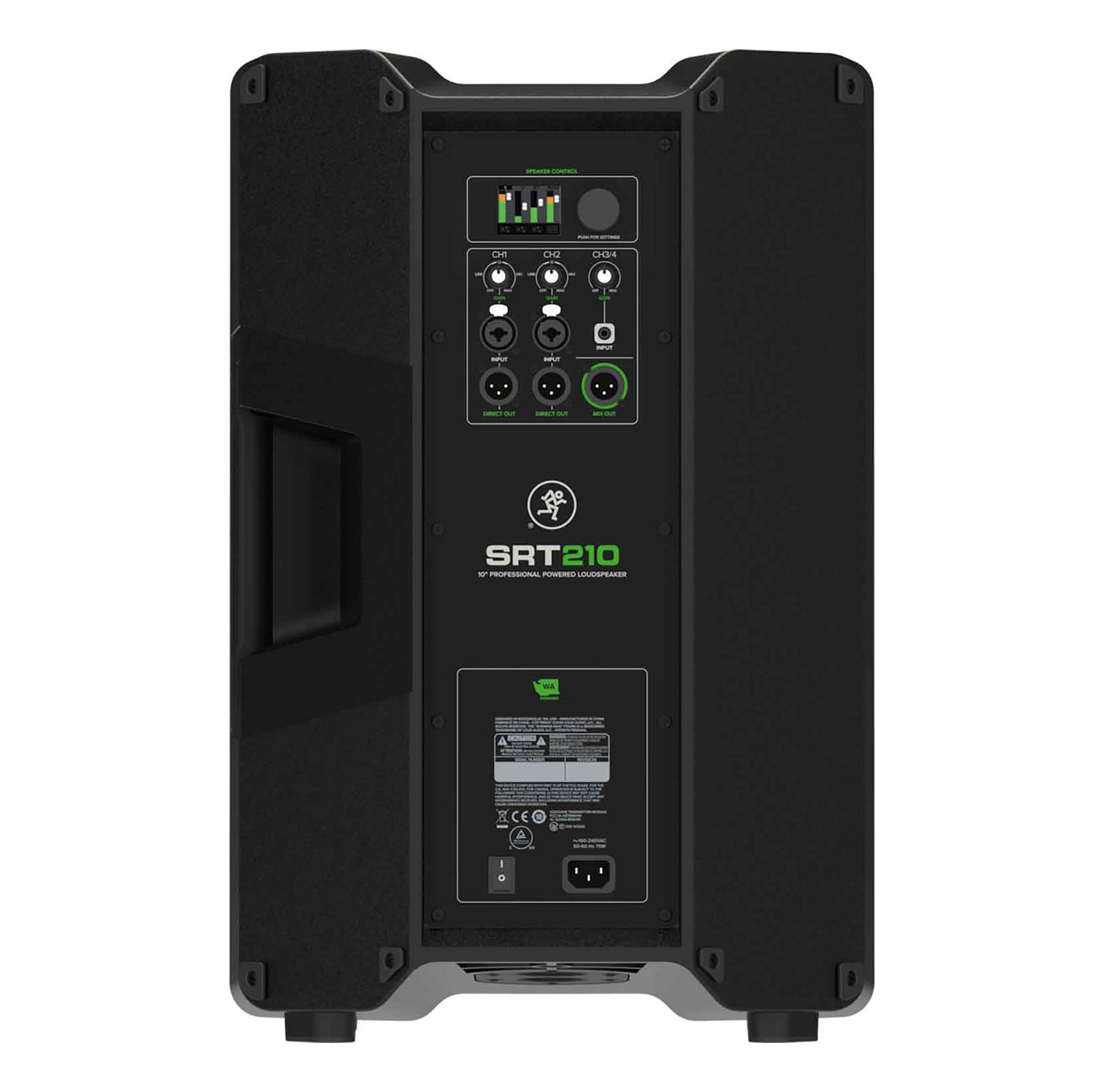Mackie SRT210, 10” 1600W Professional Powered Loudspeaker by Mackie