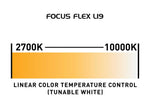 ADJ Focus Flex L19, Versatile Moving Head Luminaire with 40-Watt RGBL Color Mixing LEDs by ADJ