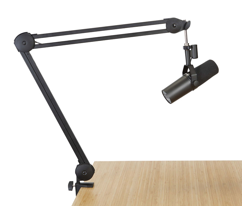 Gator Frameworks GFWMICBCBM2000 Desktop Mic Boom Stand for Podcasts & Recording by Gator Cases