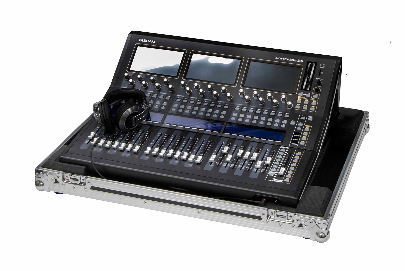 Odyssey FZSONICVIEW24, Flight Case for TASCAM Sonic View 24 Mixing Console by Odyssey