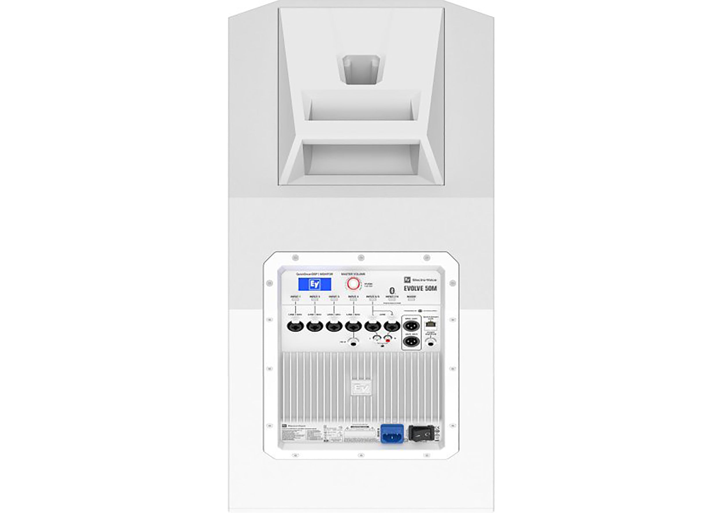 Electro-Voice EVOLVE50M-SW Subwoofer with Mixer In White (Subwoofer Only) by Electro-Voice