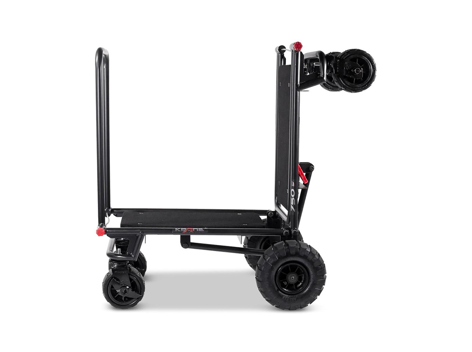 Krane AMG750-AT ALL-TERRAIN Heavy Duty Equipment Cart - Multi-Mode Folding Longbed with 750 lb Capacity by Krane AMG