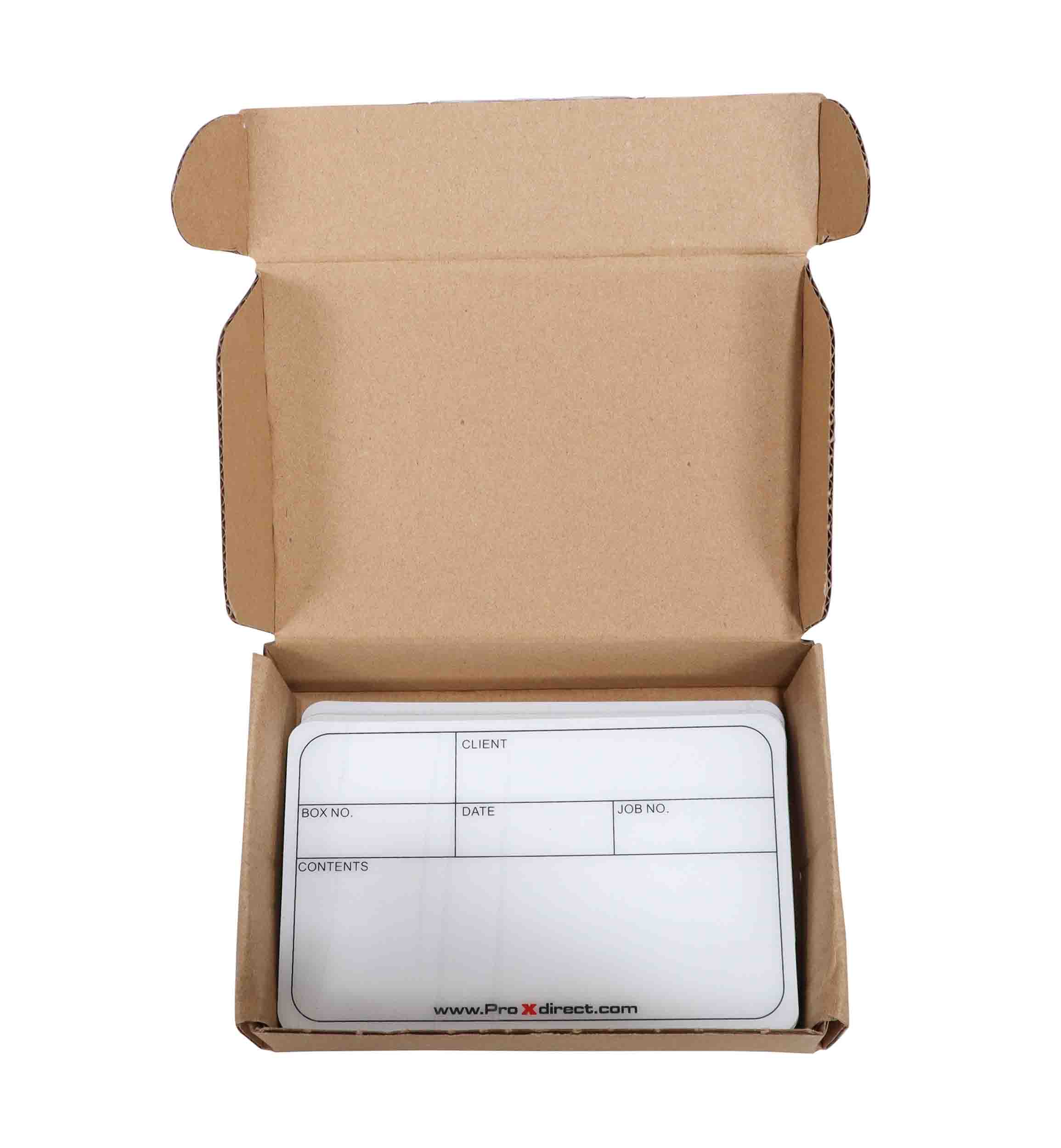 ProX X-CLABELMDX12, 12 Pack of Medium Sized Multipurpose Labels for Flight Cases by ProX Cases