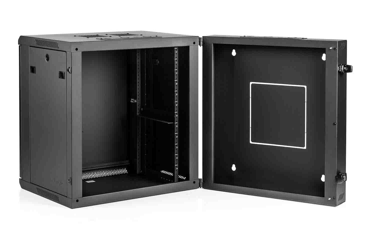 Gator Cases GRW2009508, 9U Sectional Wall Rack with Steel Door - 21″ Deep by Gator Cases