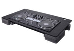 ProX Rev7 Control Tower Podium with 2x1U Rack Case DJ Package - Black by ProX Cases