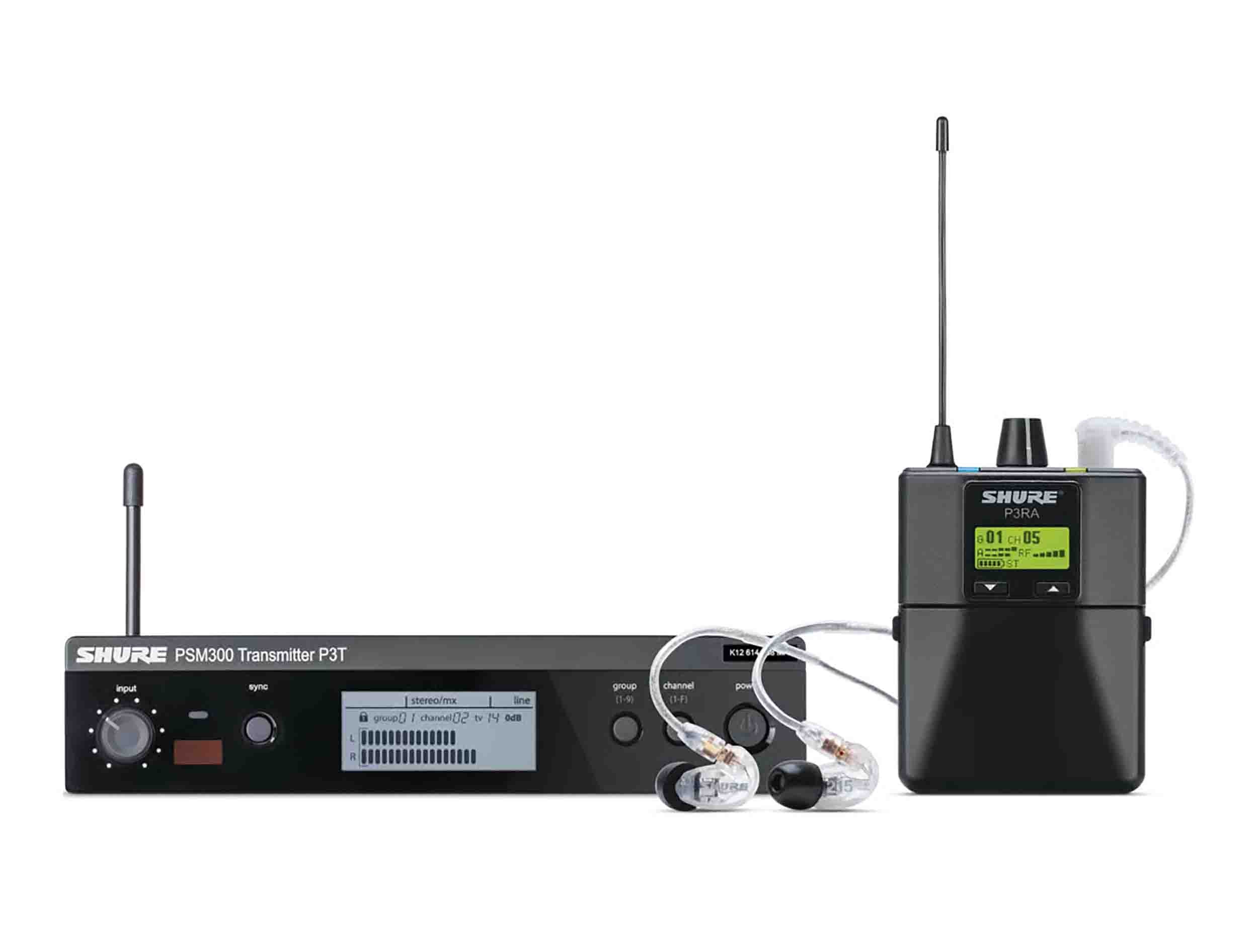 B-Stock: Shure P3TRA215CL-G20 Wireless Personal In-Ear Monitor System - G20 (488-511 MHz)