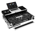 Odyssey FZGSDDJREV5CW, 1U Flight Case for DDJ-REV5 with Glide Style Laptop Platform and Corner Wheels by Odyssey