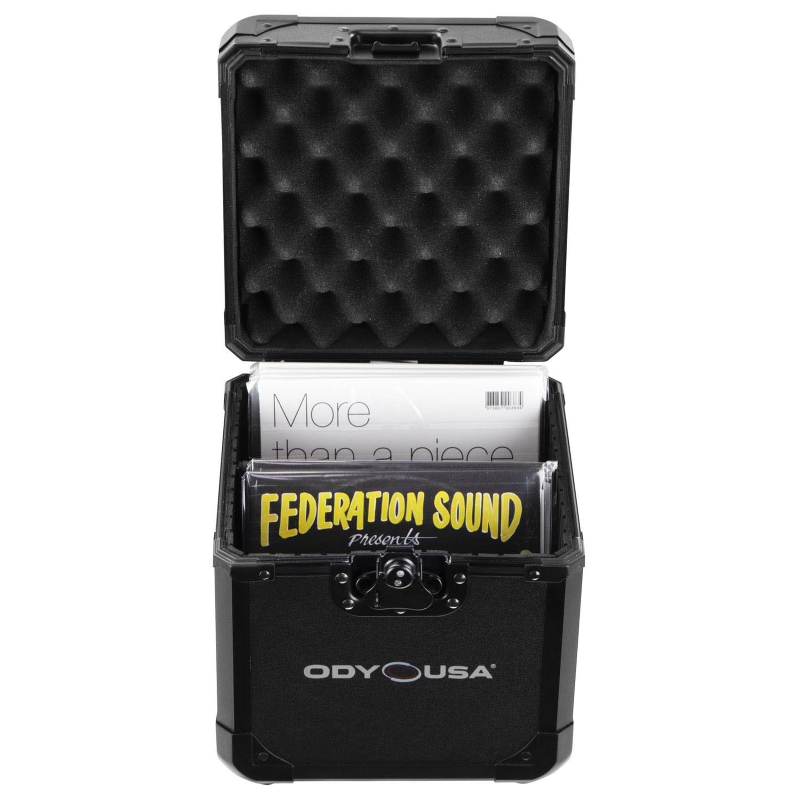 Odyssey K7060BL DJ Case for 7" Vinyl Record Holds 60 Records - Black by Odyssey