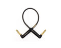 Mogami Gold Instrument-0.5RR, Instrument Cable with Dual 1/4" TS Right Angle Connectors - 6 Inch by Mogami
