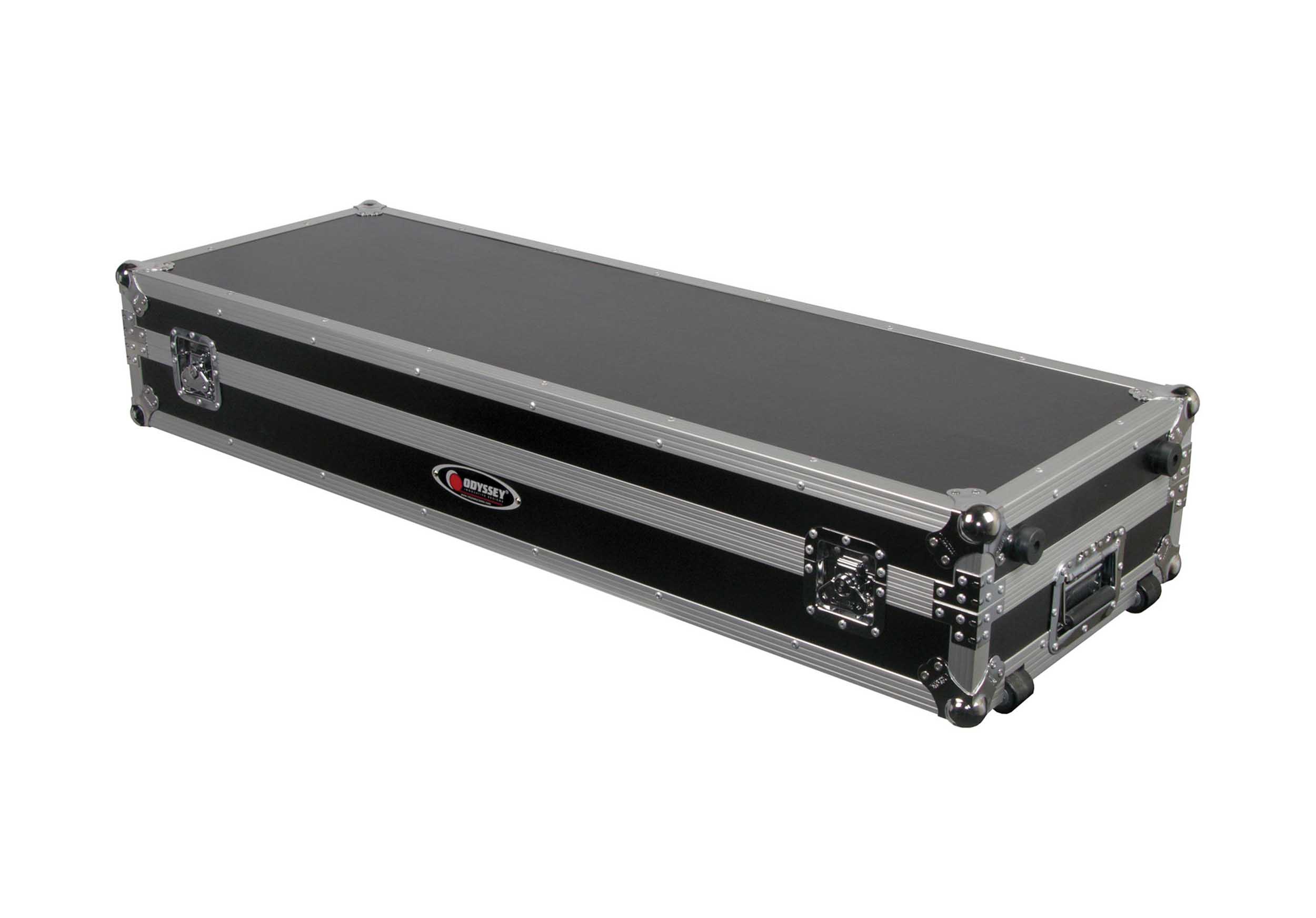 Open Box: Odyssey FZDJ12W 12" Format DJ Mixer and Turntables Flight Coffin Case with Wheels by Odyssey