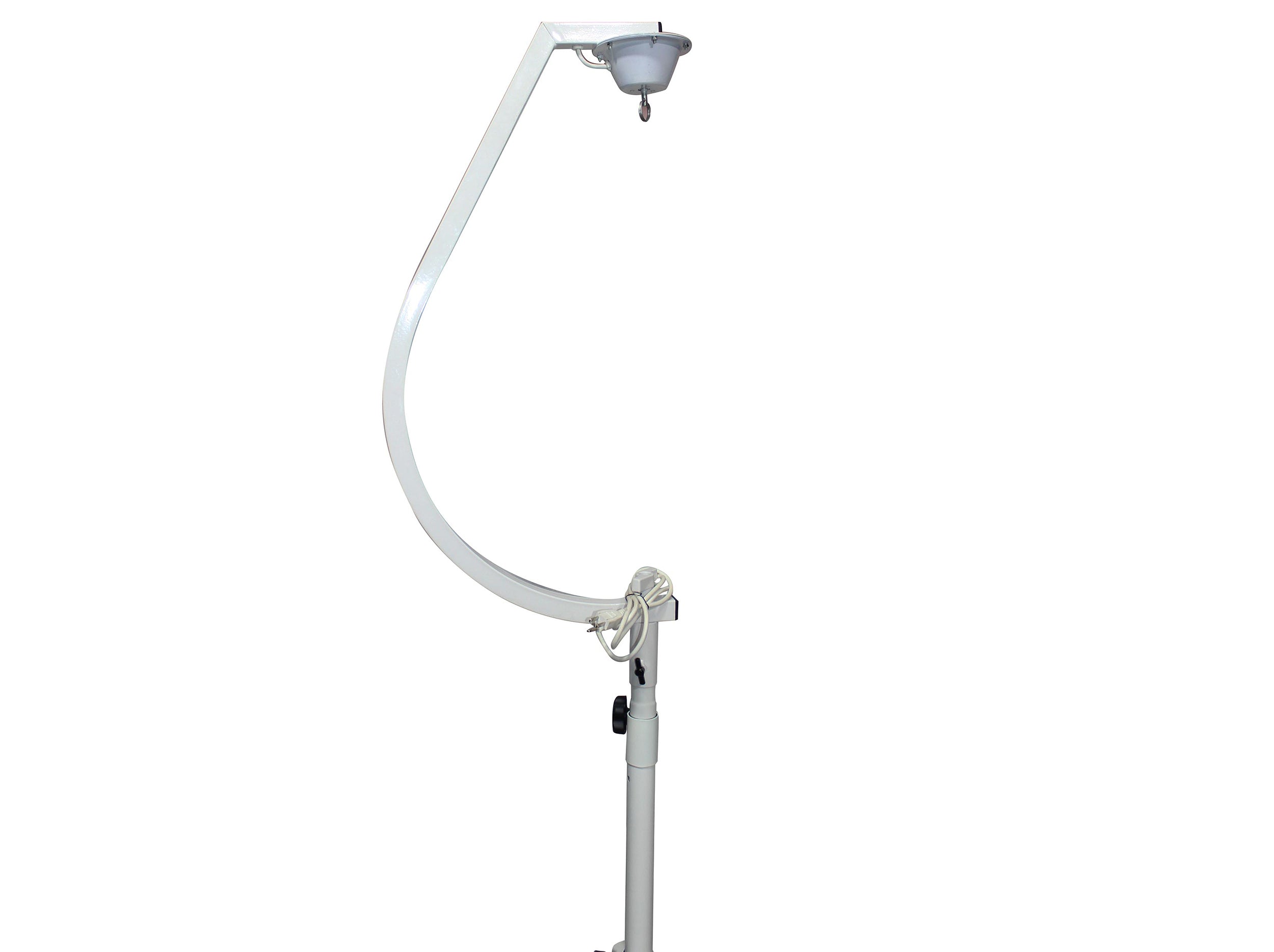 B-Stock Scratch & Dent: ProX X-MB20STAND 20" Mirror Ball Free Standing Hook with 1 RPM Motor - White