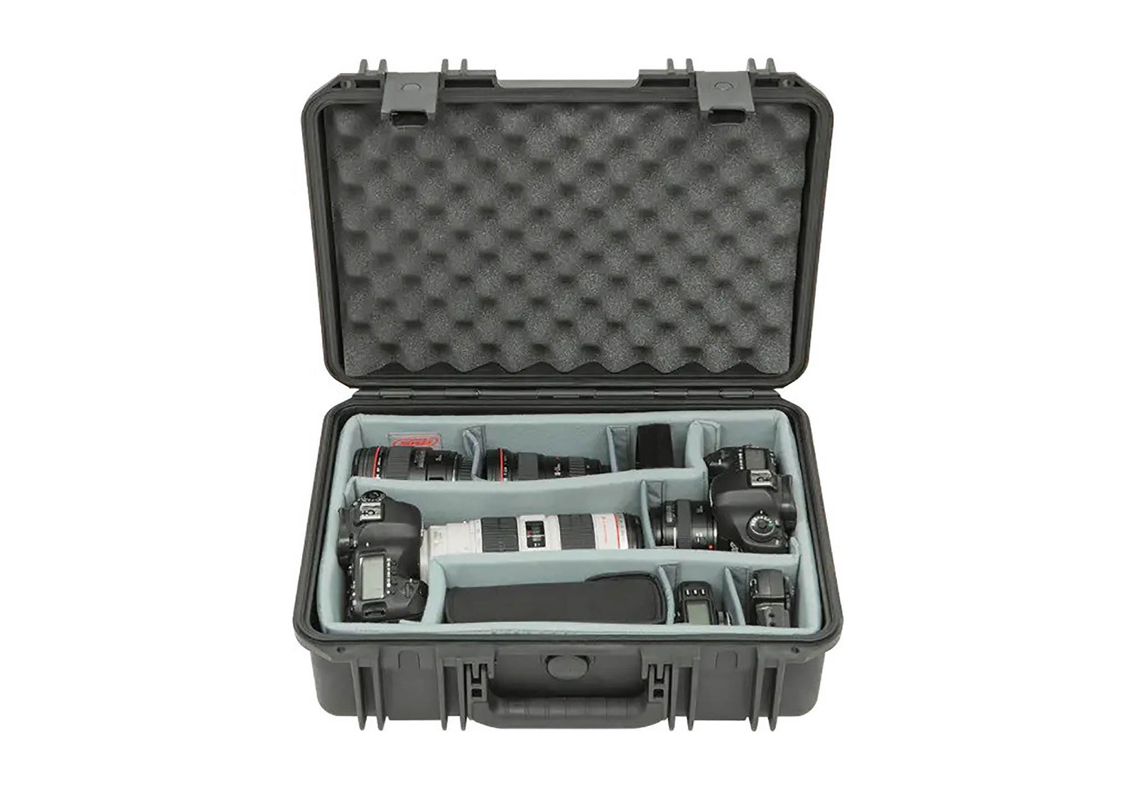 SKB Cases 3i-1711-6DT, iSeries Waterproof Case with Think Tank Photo Dividers and Lid Foam - Black by SKB Cases