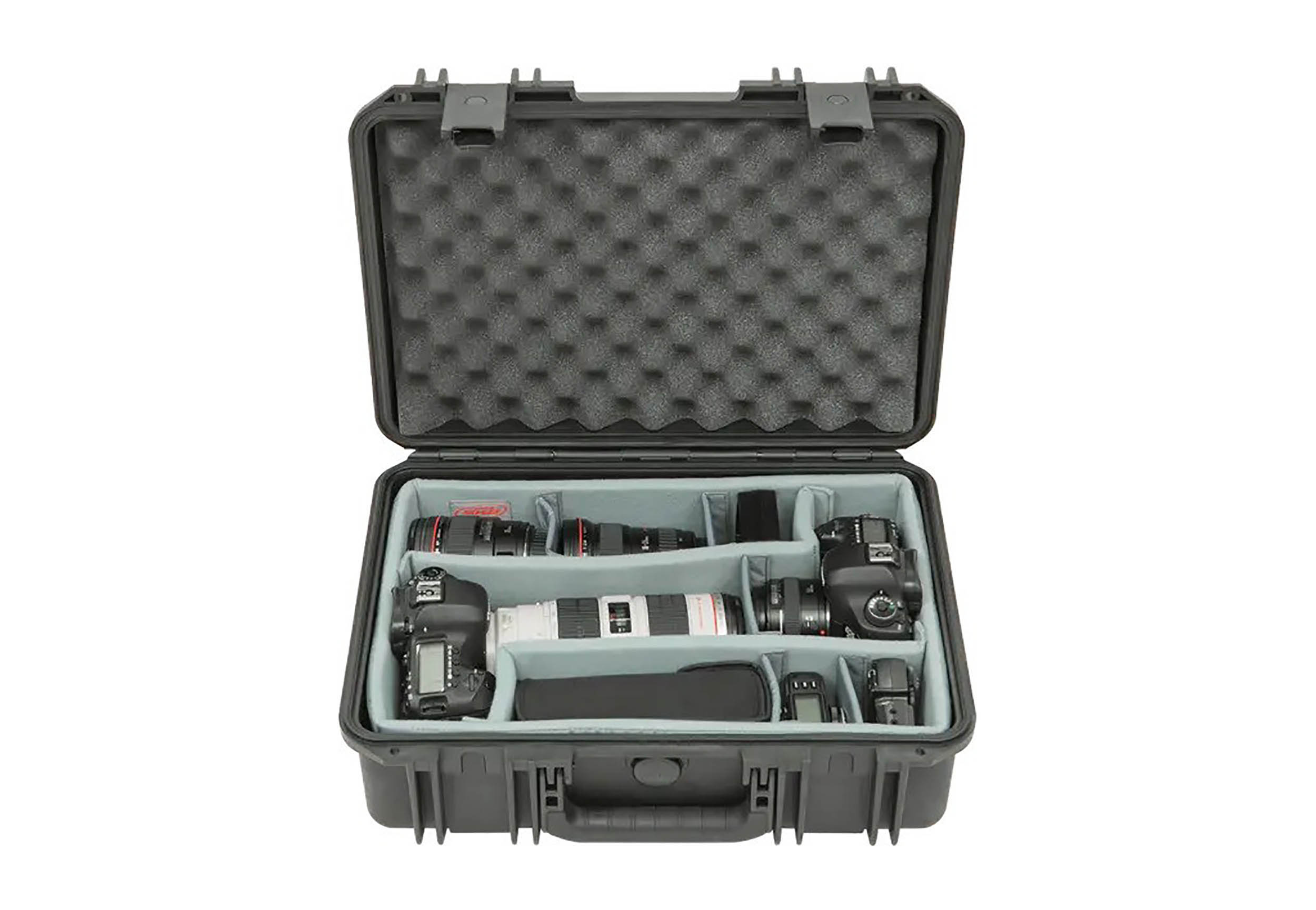 SKB Cases 3i-1711-6DT, iSeries Waterproof Case with Think Tank Photo Dividers and Lid Foam - Black by SKB Cases