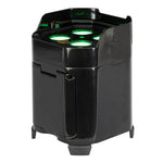 ADJ Element H6, Event Up Lighting System With (6) IP54-Rated Black Fixtures and Charging Flight Case by ADJ
