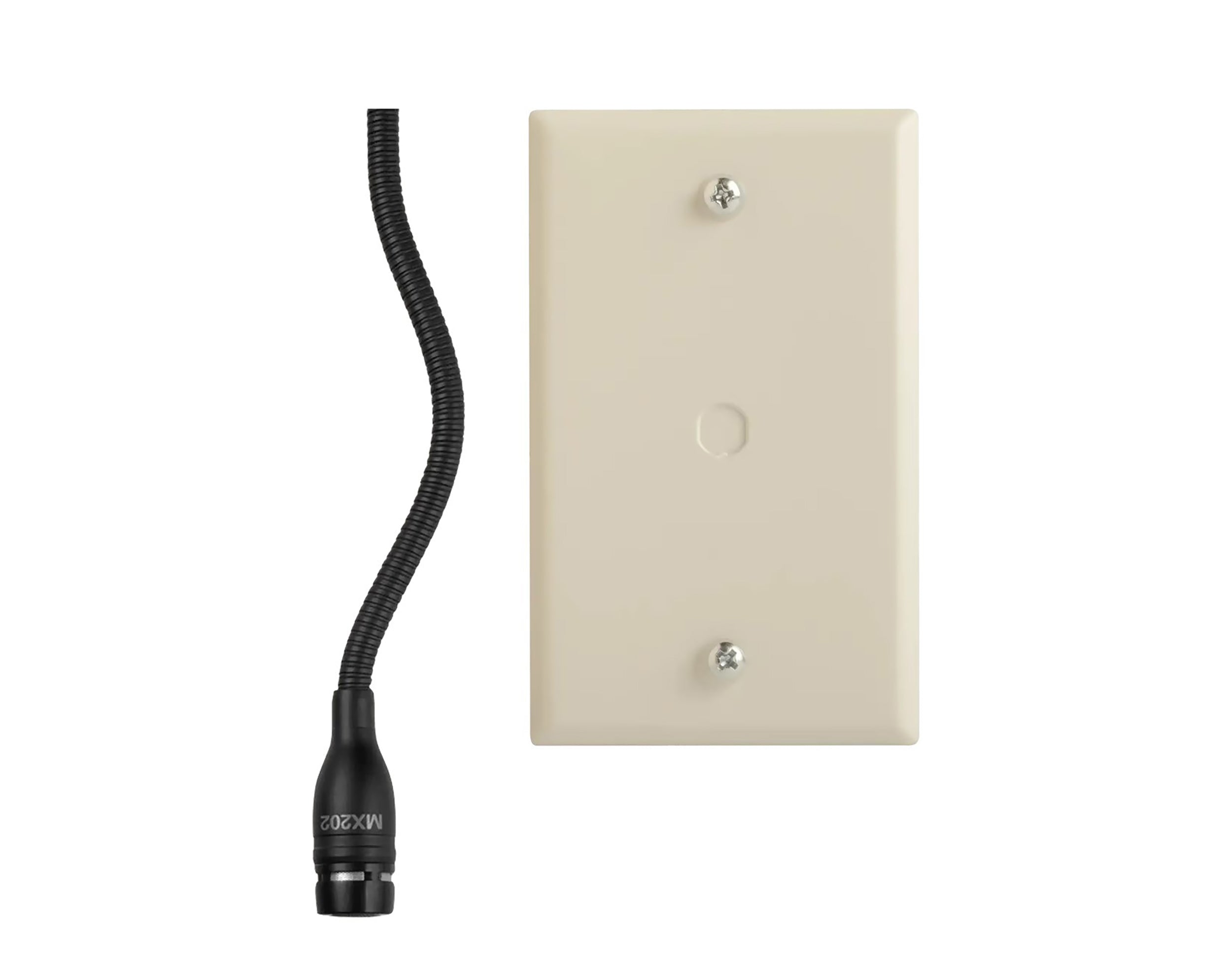 Shure MX202BP Microflex Overhead Microphone with Plate Mount by Shure