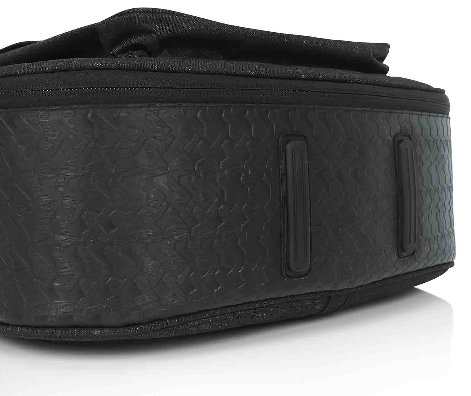 Gator Cases GT-JUMBO-BLK Transit Series Jumbo Acoustic Guitar Gig Bag with Charcoal Exterior - Black by Gator Cases