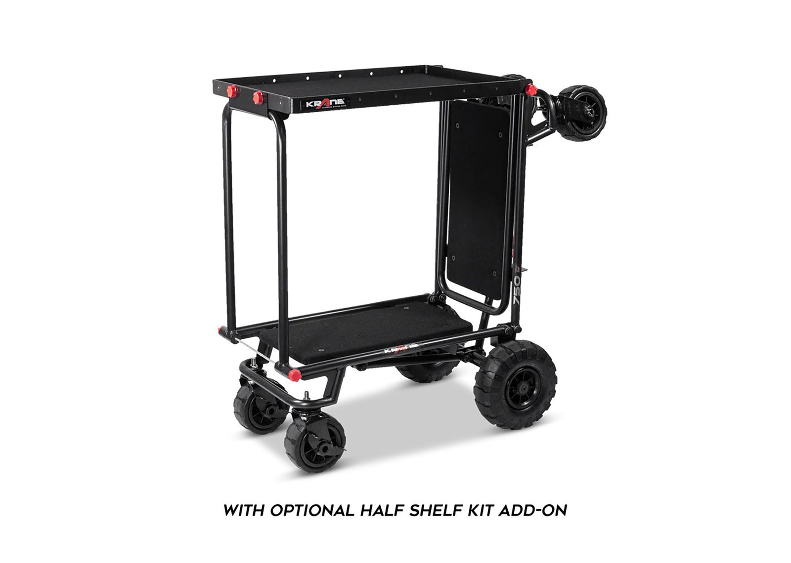 B-Stock: Krane AMG750-AT ALL-TERRAIN Heavy Duty Equipment Cart - Multi-Mode Folding Longbed with 750 lb Capacity by Krane AMG