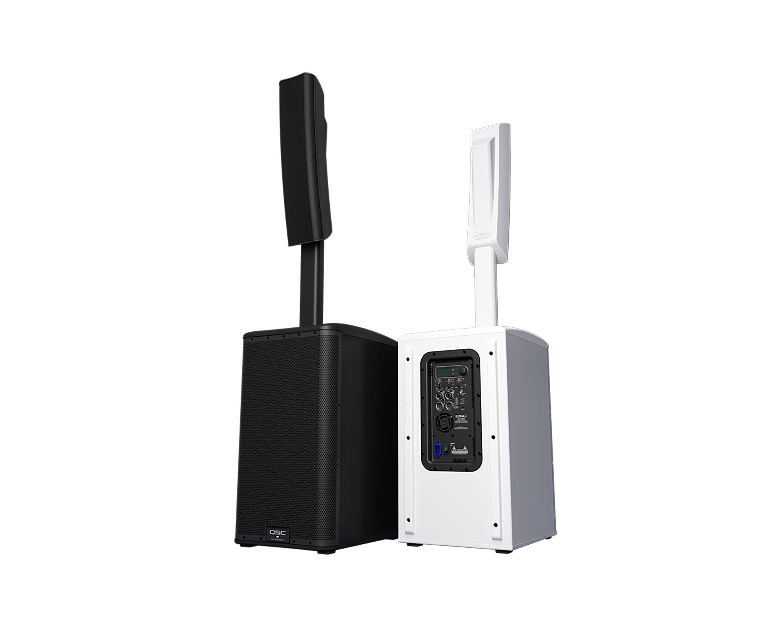 QSC KC12 Active 3-Way Column Professional Speaker with Bluetooth - 3000 Watt by QSC