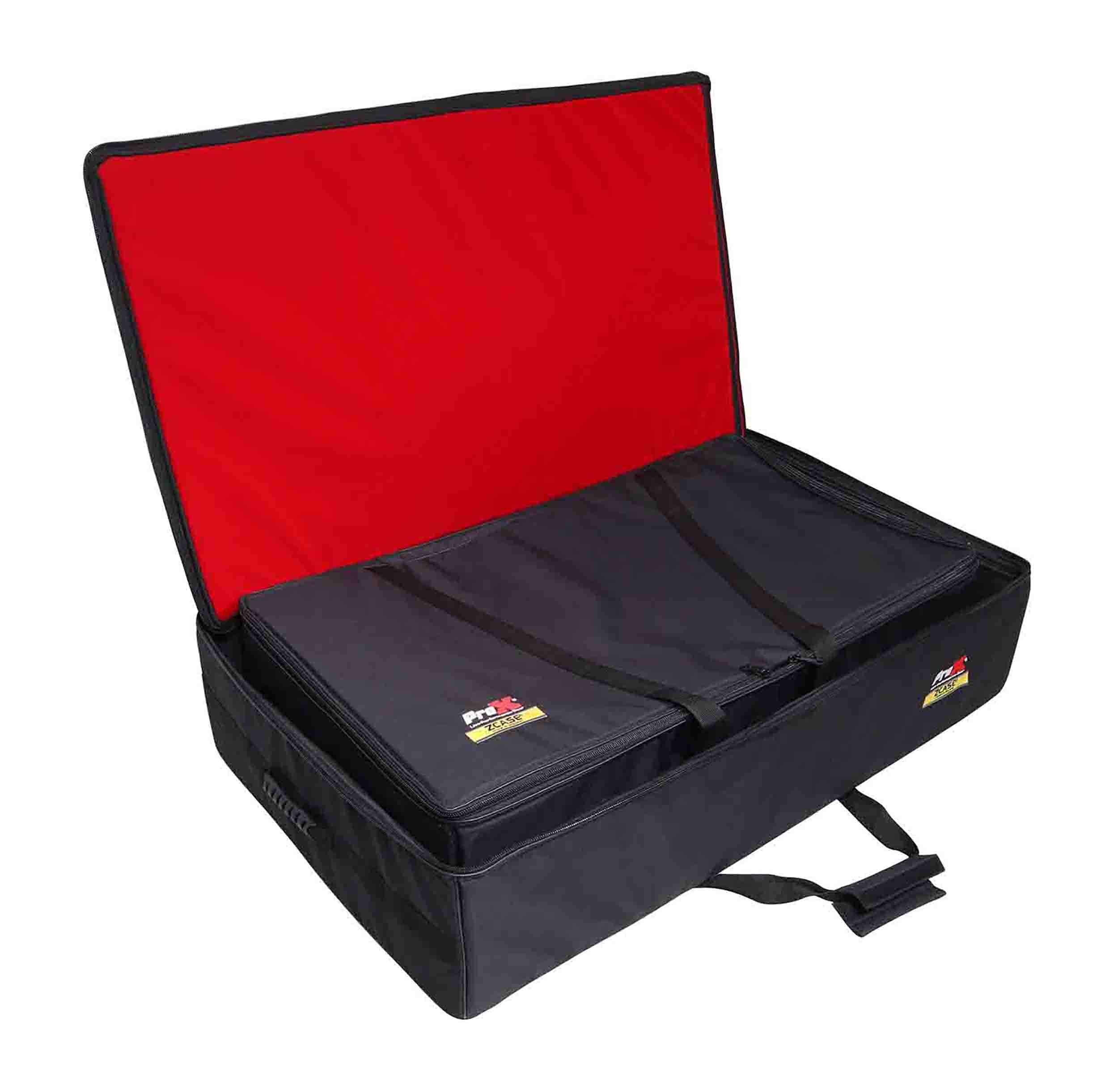 ProX XZFDJCTBLBAG DJ Control Tower Podium Stand Package with Bag - Black by ProX Cases