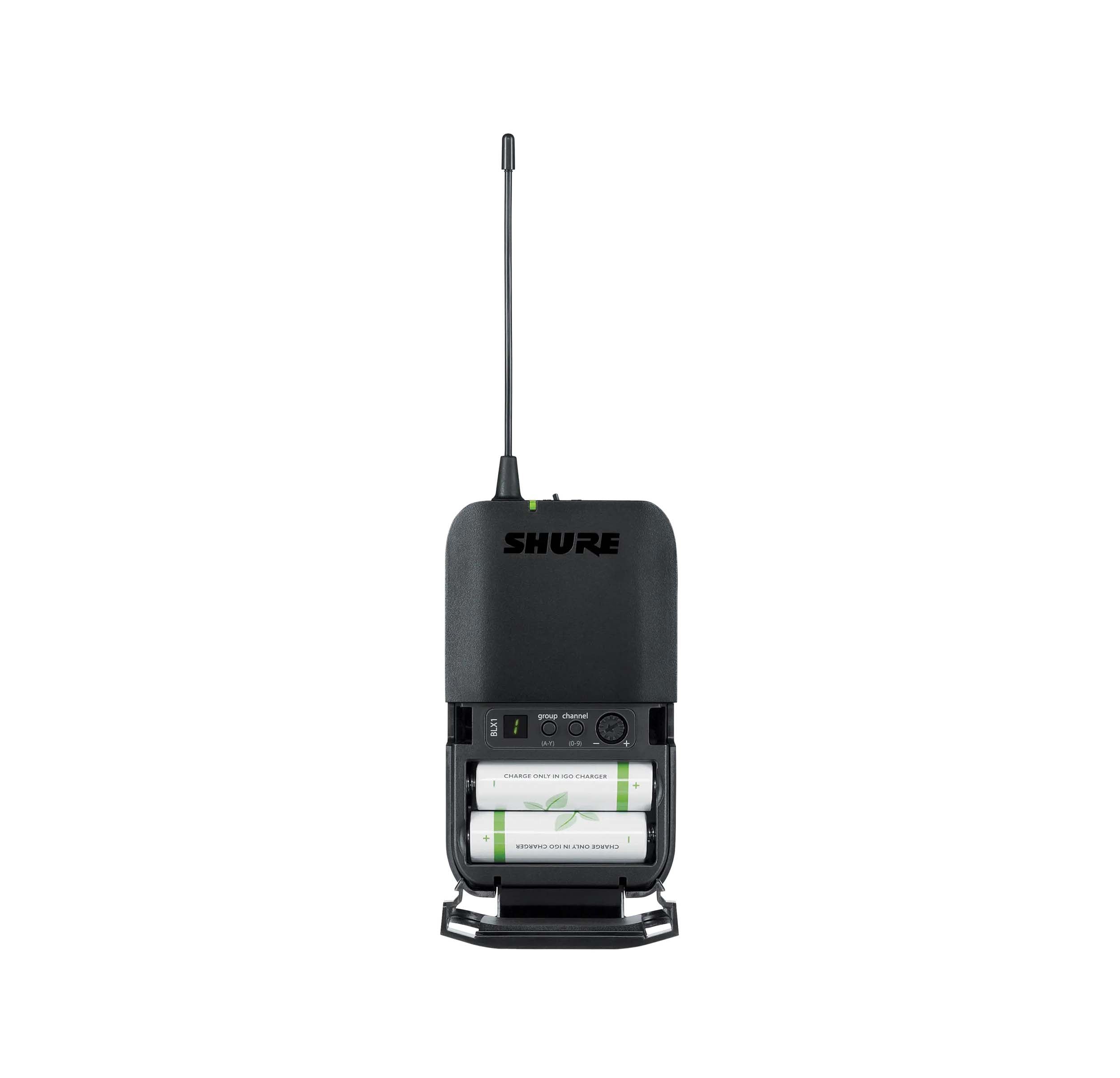 B-Stock: Shure BLX14-H9, Wireless System with WA302 Guitar Cable, BLX1 Bodypack Transmitter and BLX4 Receiver