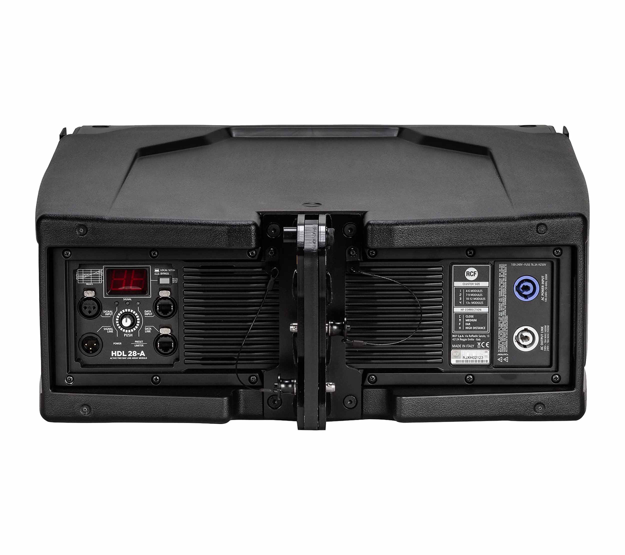RCF HDL28-A, 2-Way 2200-Watt Active Line Array Speaker - Black by RCF