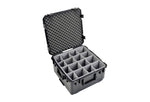 SKB Cases 3i-2222-12DT, iSeries Waterproof Case with Think Tank Photo Dividers - Black by SKB Cases