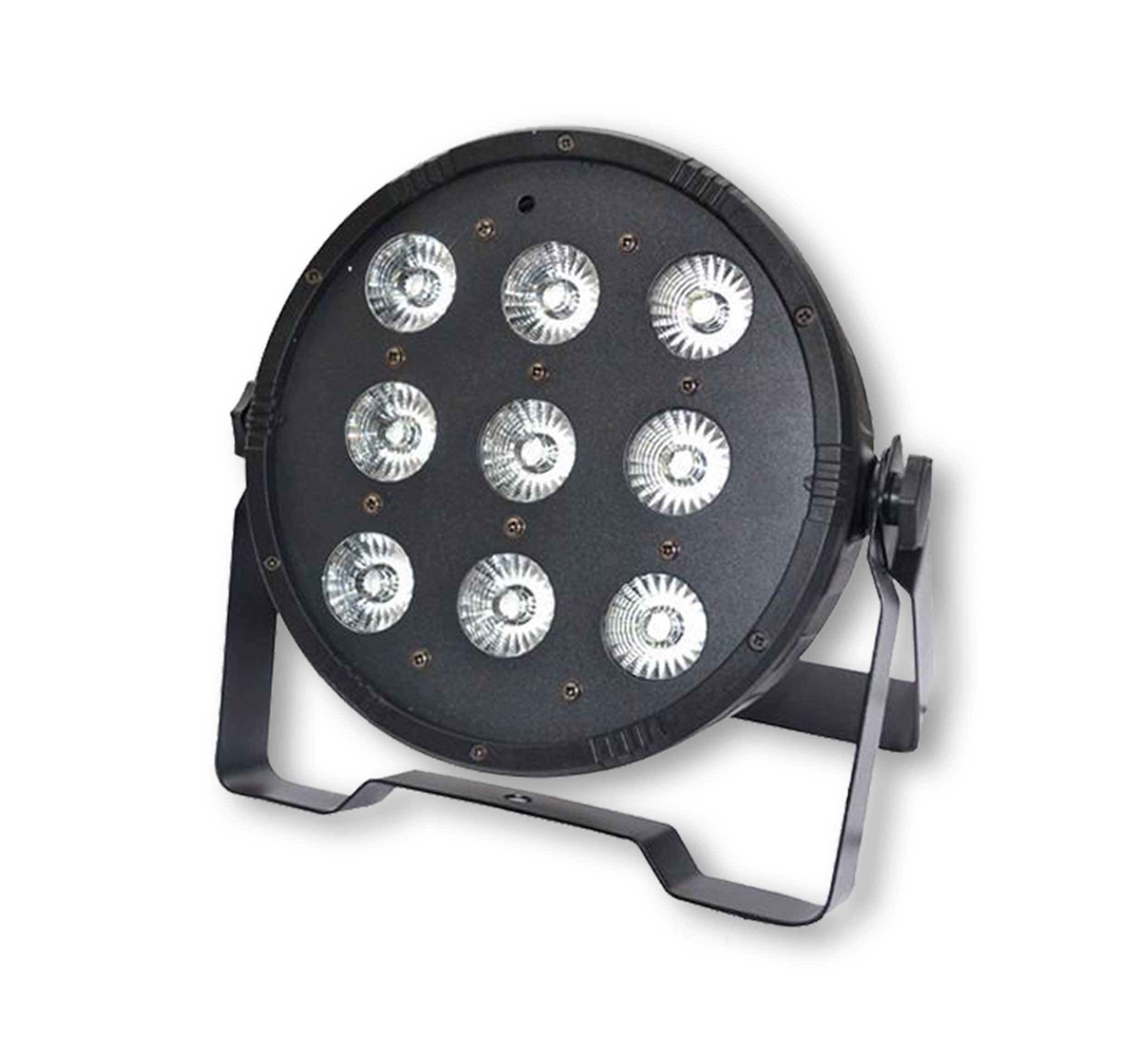 Acue Lighting 9x10W RGBW Flat Par, 9 x 10W RGBW Flat Par DMX Light with Built-in Programs by Acue Lighting