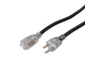 ProX XC-P121, 110VAC NEMA 15 Male to 3 Outlet Female Power-Extension Cord 12 AWG