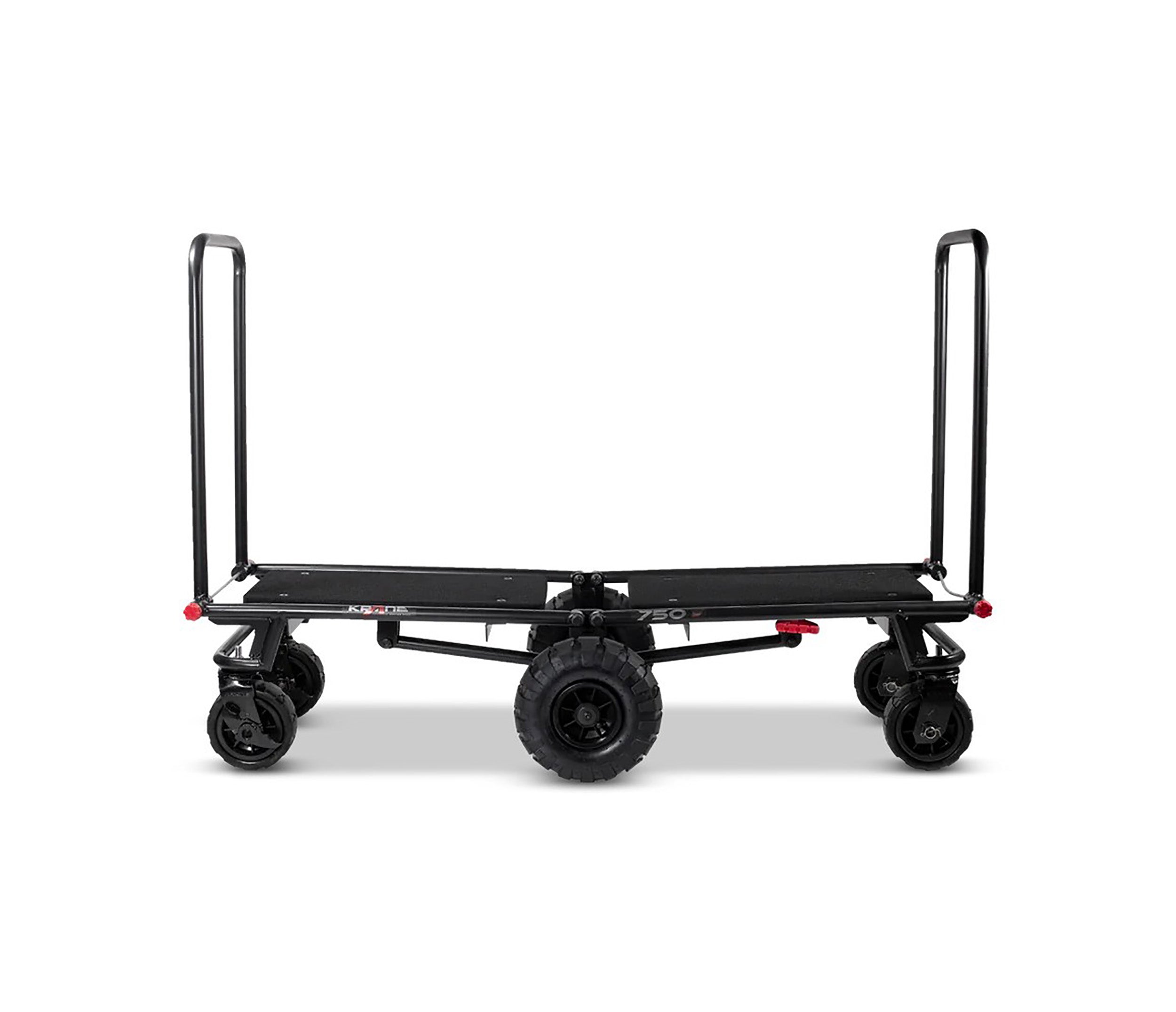 Krane AMG750-AT ALL-TERRAIN Heavy Duty Equipment Cart - Multi-Mode Folding Longbed with 750 lb Capacity