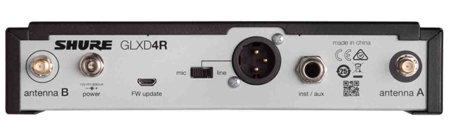 B-Stock: Shure GLXD4R-Z2 Rack Mount Receiver for GLX-D Advanced Digital Wireless Systems